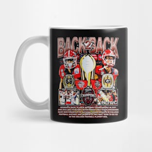 Georgia National Champs 2021-2022 Back 2 Back Mug